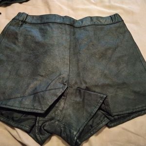 Leather shorts. Size 13/14